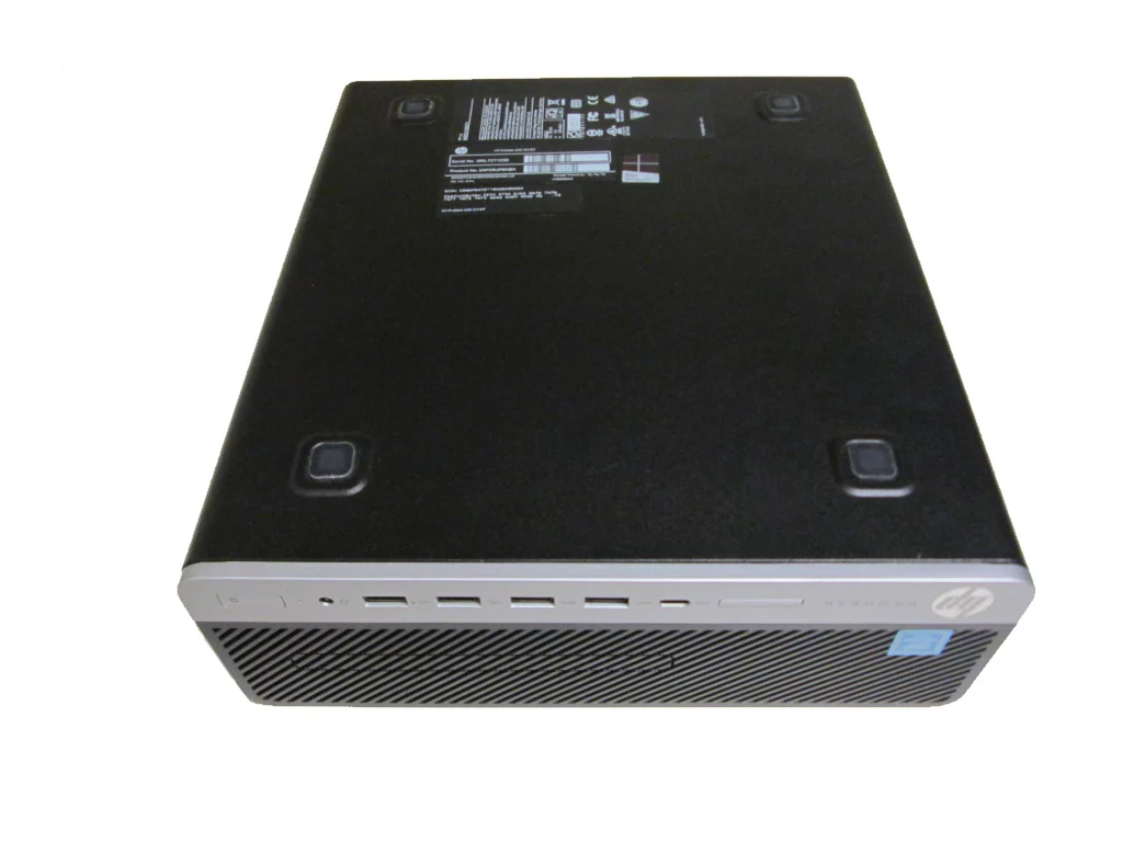 Photo showing Hp Desktop 600 G3 Model information as shown on the ATR Webstore